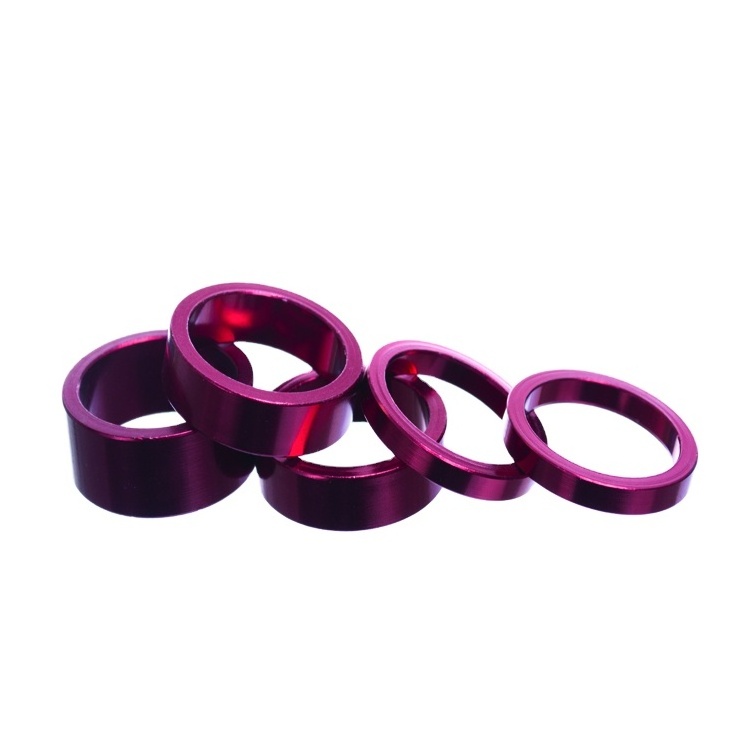 manufacturer cnc lathe customized service anodizing precision aluminum spacer