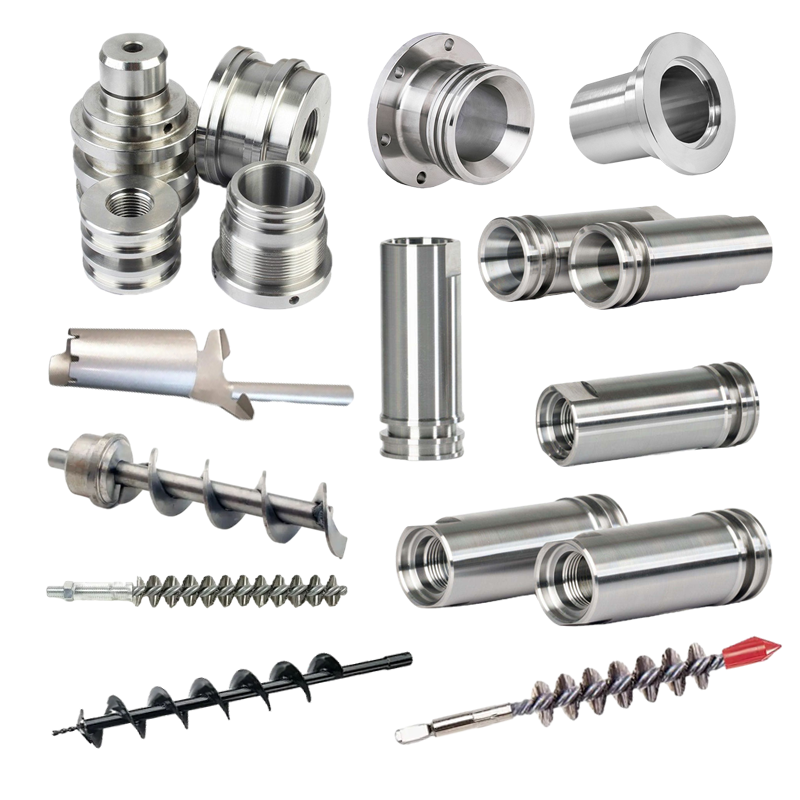 Precision CNC Turned Stainless Steel Shaft with Gear and Bearing Core Component for Air Pressure Machine