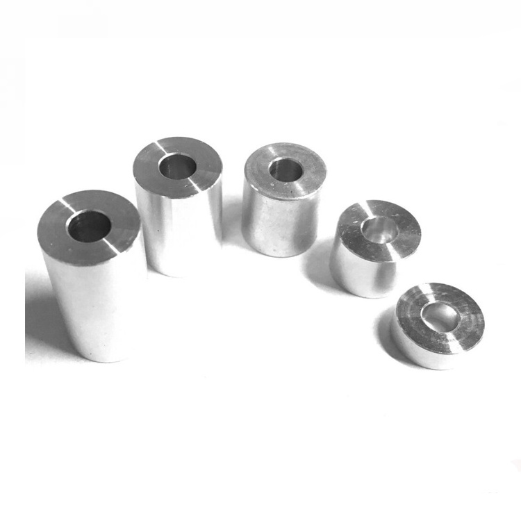 manufacturer cnc lathe customized service anodizing precision aluminum spacer