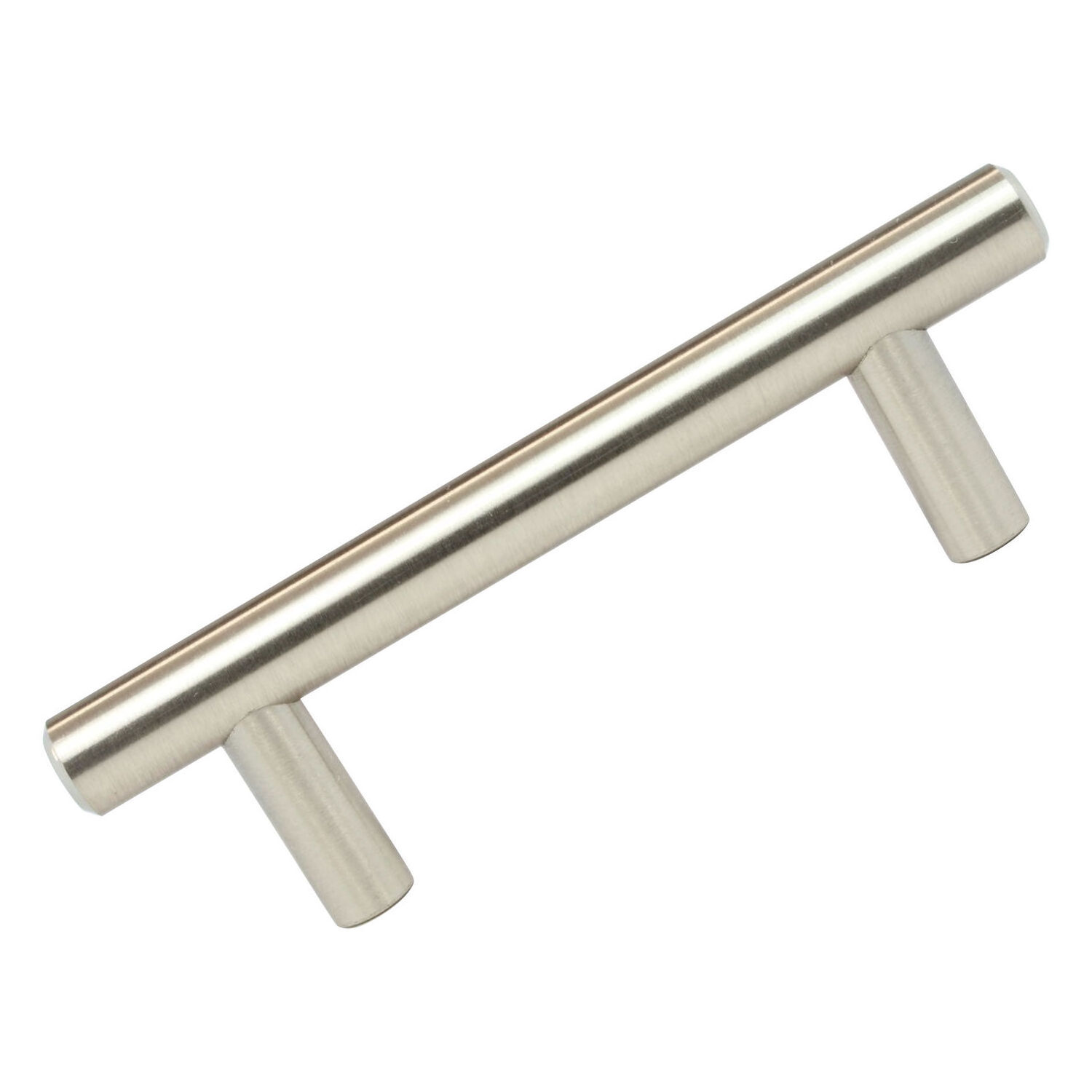 OEM Customized Solid Metal T-Bar Stainless Steel Polishing Cabinet Pull Handles Knurled Brass Brushed Nickel Pull for Furniture