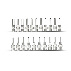 Wholesale Precision 1/2 Inch Single-Piece Split Stainless Steel Nozzle Metal Glue Dispensing Syringe Needle Tip