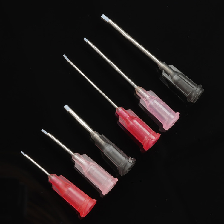 Wholesale Teflon Needle Tip 1/2 and 1 inch 20-27 Gauge Multifunction Anti-scratch Instant Drying Glue dispensing needles