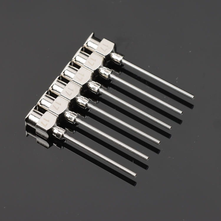 Industrial 1 Inch Single-tube Stainless Steel Needle Metal Glue Dispensing Syringe Needle Tip