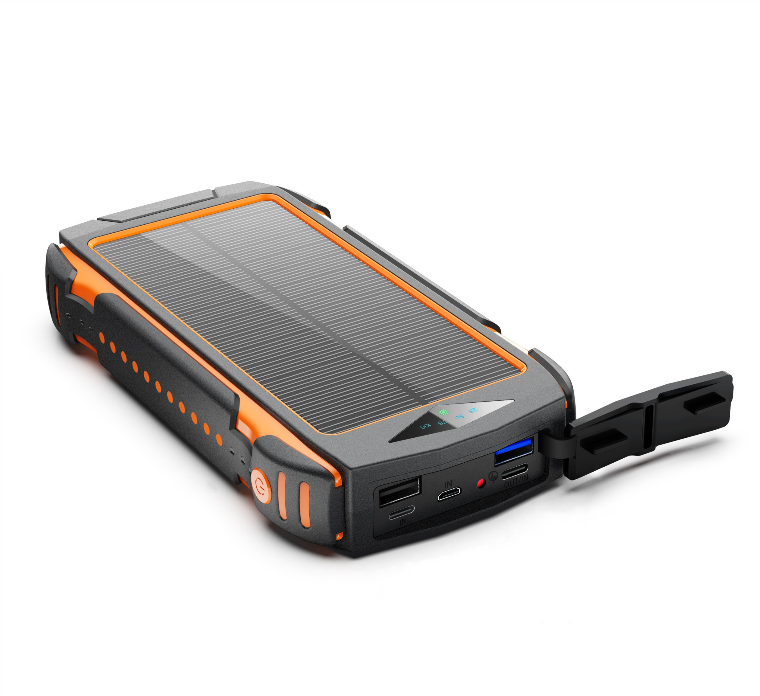 Hot-Selling PD18W QC3.0 Fast Charging 20000mAh Solar Power Banks Support Custom Logo 30000 mAh Powerbank Solar Charger