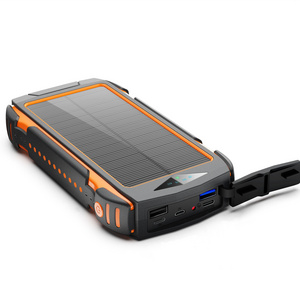 Hot-Selling PD18W QC3.0 Fast Charging 20000mAh Solar Power Banks Support Custom Logo 30000 mAh Powerbank Solar Charger