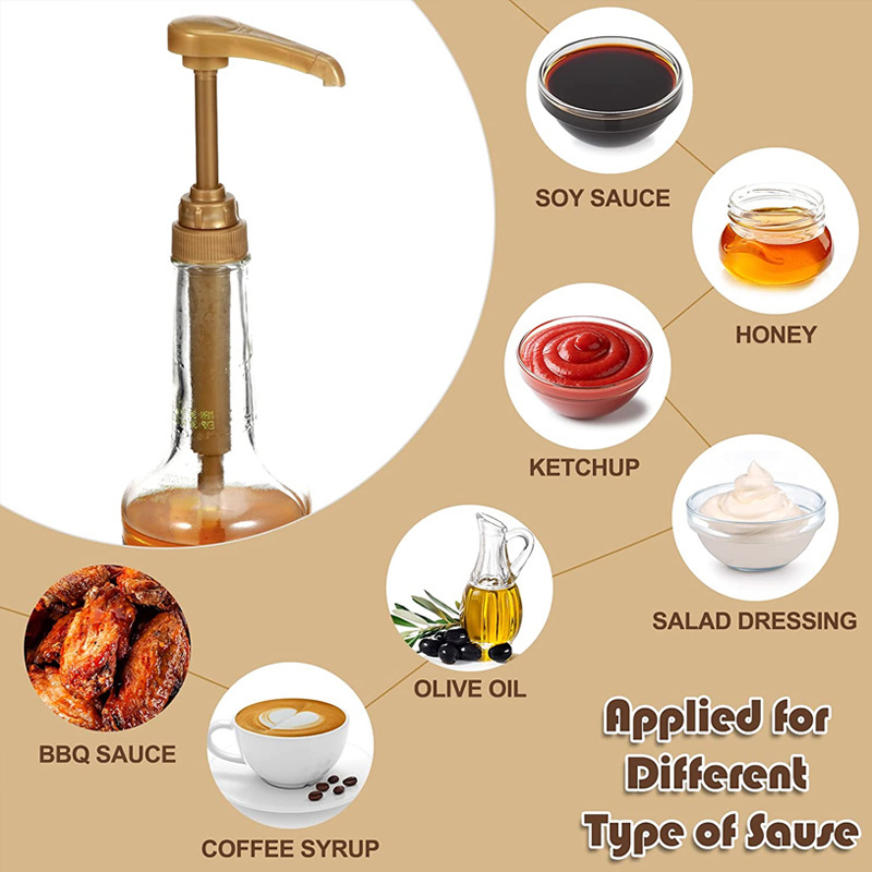 Factory  Direct Supply Bubble Tea Syrup Dispenser Coffee Syrup Pump Dispenser  8cc 10cc Honey Syrup Pump