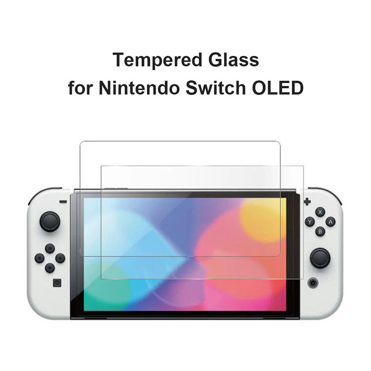 9H Anti-fingerprint  Tempered Glass HD Film Screen Protector For Nintendo Switch OLED