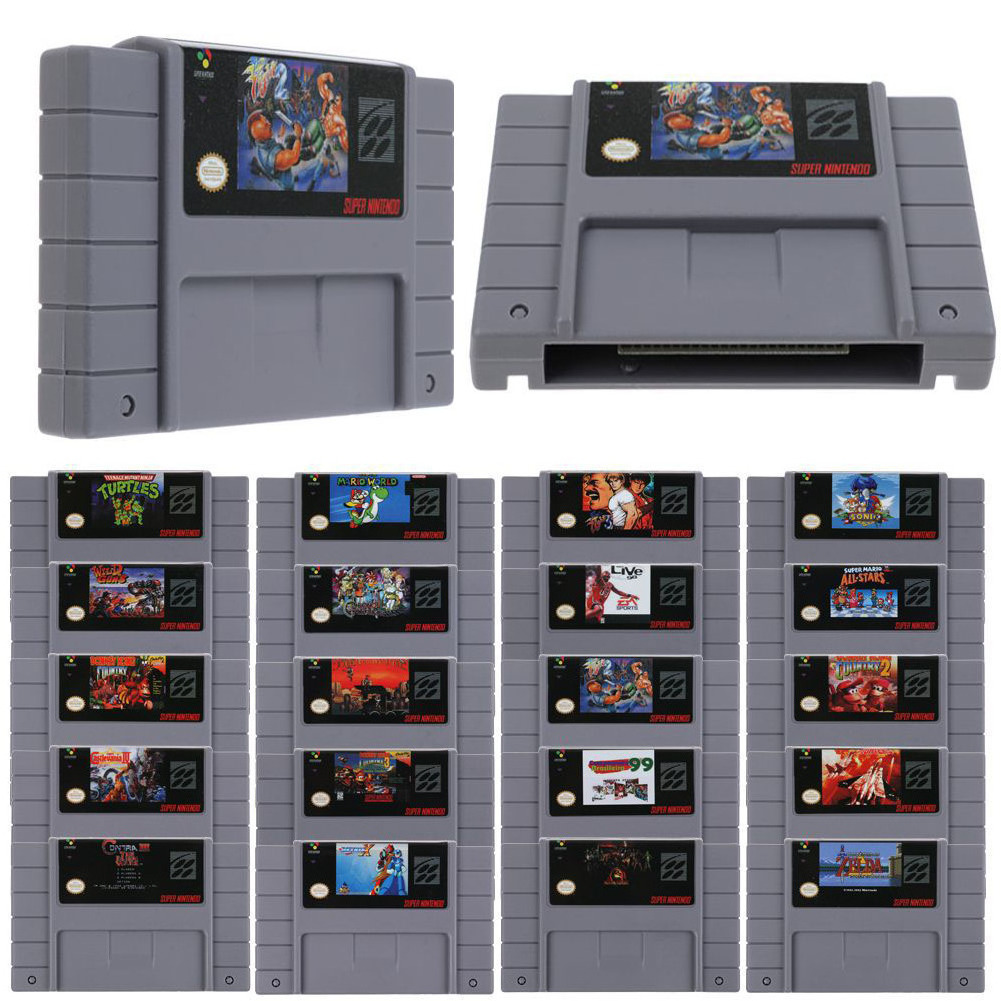 16-Bit Multicart Super Game Cartridge For Super Nintendo SNES