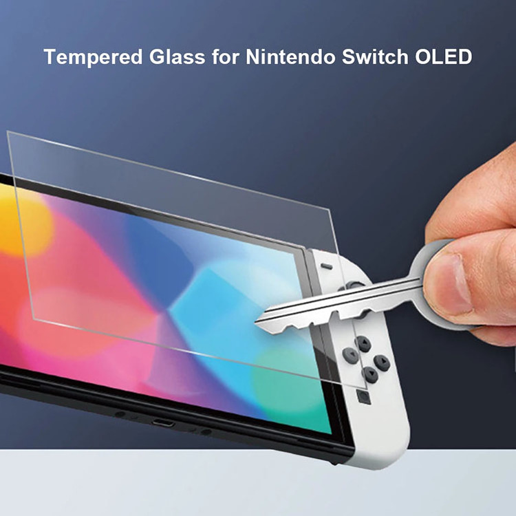 9H Anti-fingerprint  Tempered Glass HD Film Screen Protector For Nintendo Switch OLED