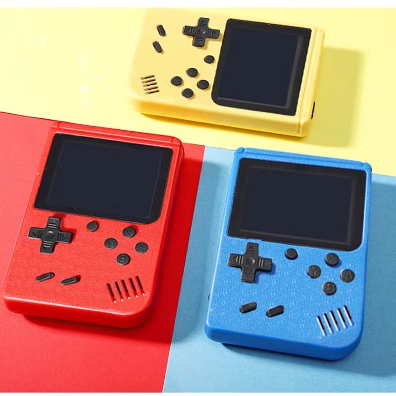 SUP portable retro classic mini game console 400 in 1 handheld game machine two player game box