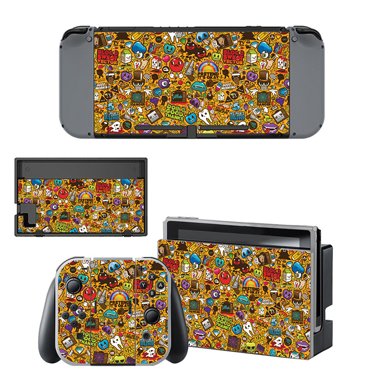 Controller Console Sticker Skins Decal For Nintendo Switch Cover