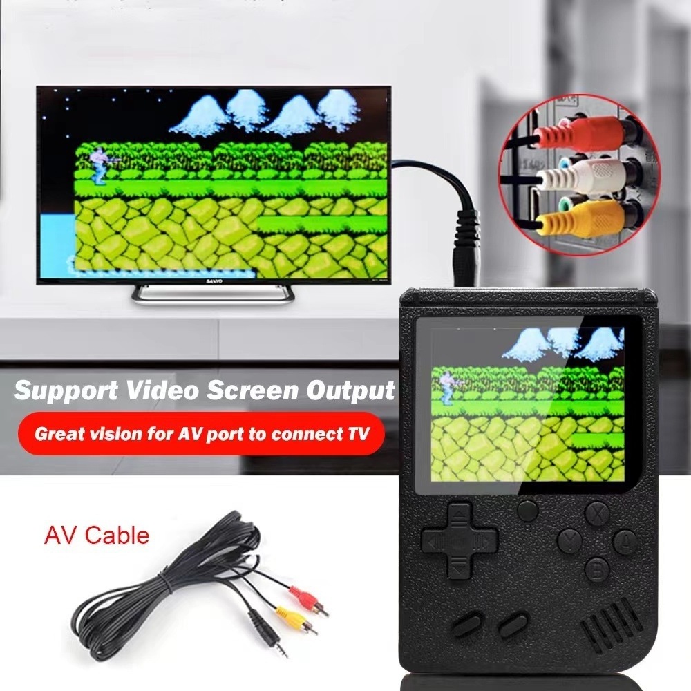 Retro Classic Portable cheap Video Handheld Game Double-player Game Console dropship SUP Game Box 400 in 1