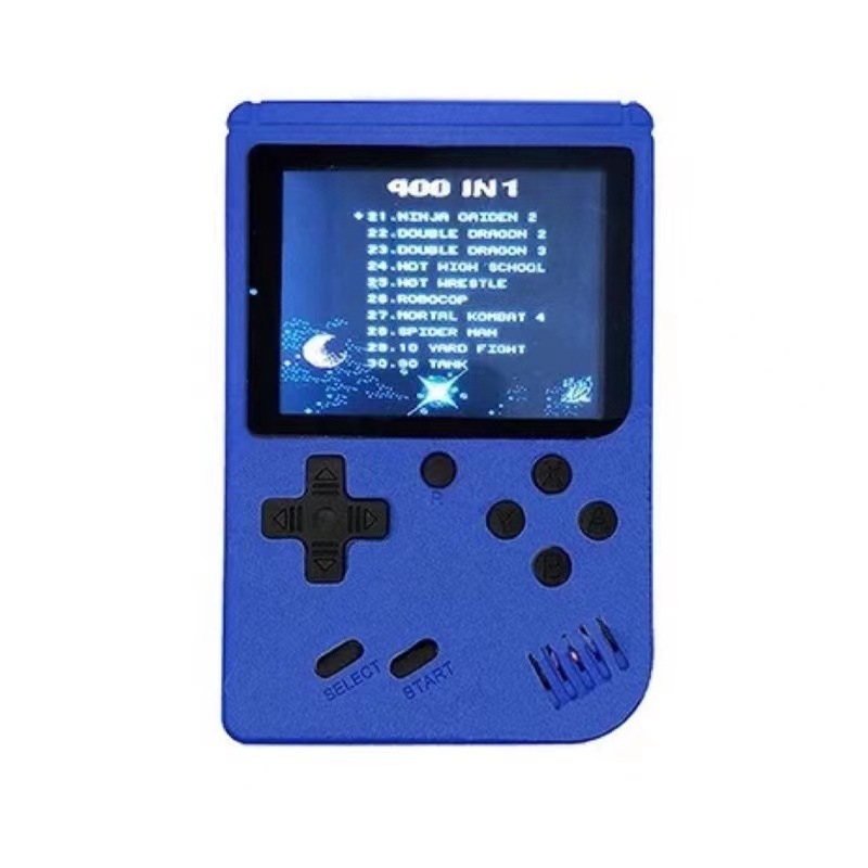 SUP portable retro classic mini game console 400 in 1 handheld game machine two player game box