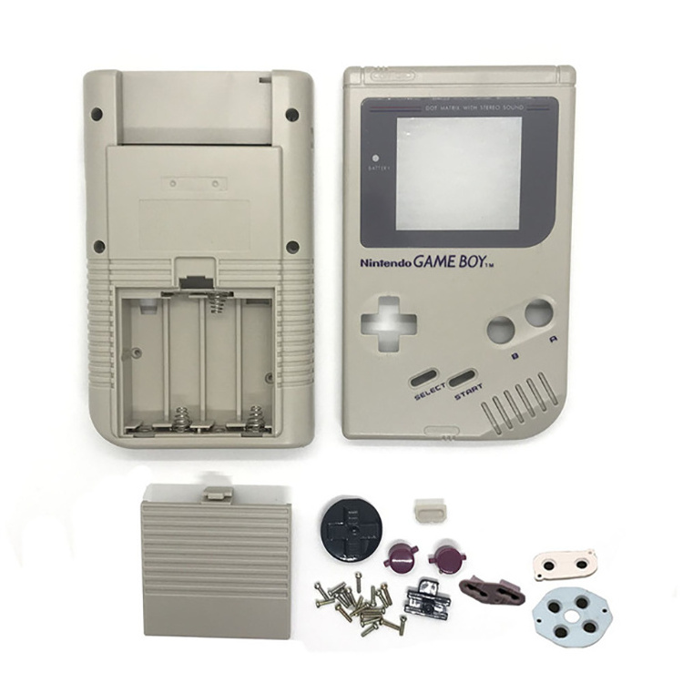 Replacement Game Case Back Cover Clear Classic Housing Shell For Nintendo Gameboy DMG Game Boy GB Console