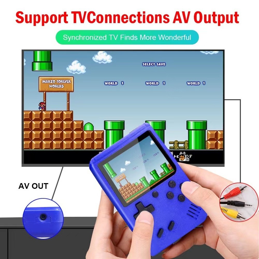 Retro Classic Portable cheap Video Handheld Game Double-player Game Console dropship SUP Game Box 400 in 1