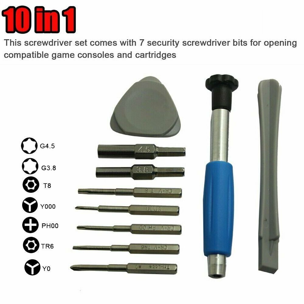 For Nintendo Switch Lite Oled SNES N64 NES Wii Tri wing Screwdriver Set Repair Tool Kit 10 in 1