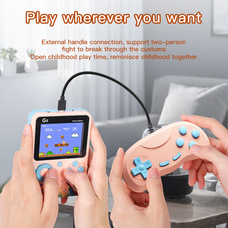 G5 3.0 Inch Rechargeable Video Game Box Handheld Retro Game Console handheld game player TV Classic gamepad