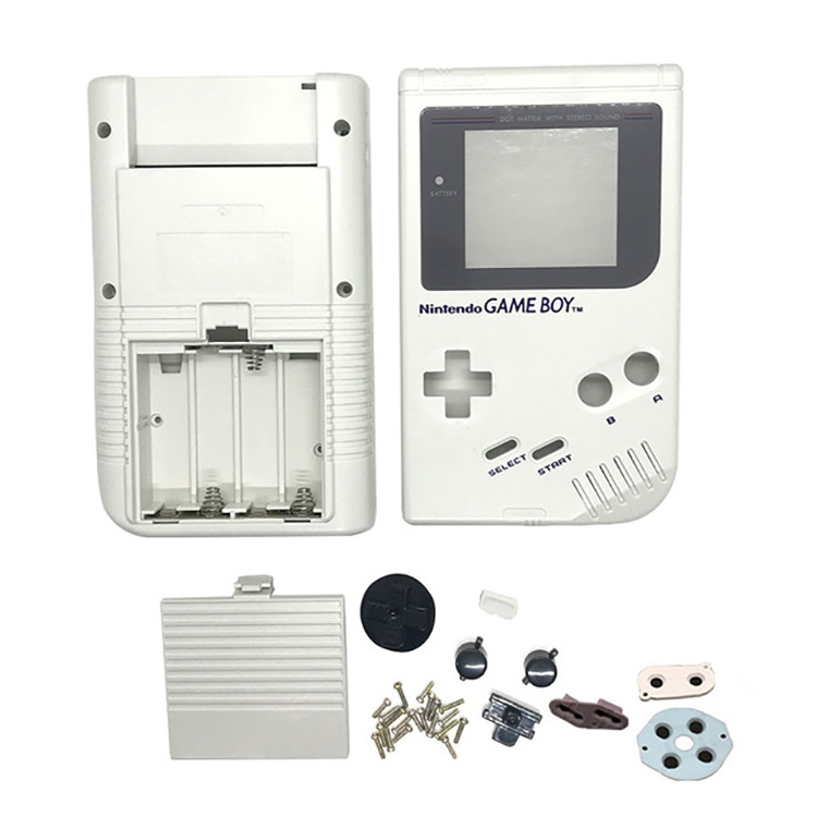 Replacement Game Case Back Cover Clear Classic Housing Shell For Nintendo Gameboy DMG Game Boy GB Console