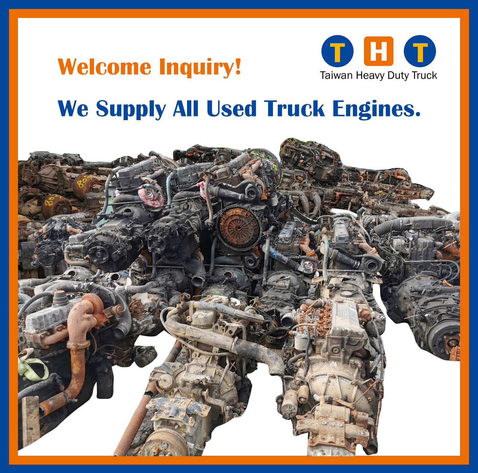 USED ISU ELF NPR TRUCK ENGINE YEAR 1995 4334 CC 6.8 TON USED ENGINE USED TRUCK for Isuzu