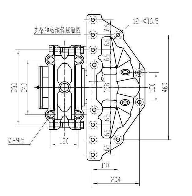 Rear Trunnion Seat 1404352 1399489 For SCANIA