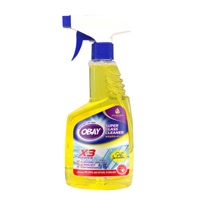 Obay Glass Cleaner 500ml Soft Lavender Fragrance Advanced Power X3 Formula Kitchen Household Cleaning Spray