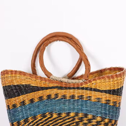 New Arrival Eco-Friendly Big straw tote women bag Made in Vietnam - vintage style - boho bag 2024