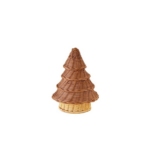 Rattan Pine Tree, Christmas Home Decor Hot Sales 2024 Christmas Tree Accessories Wall Deor