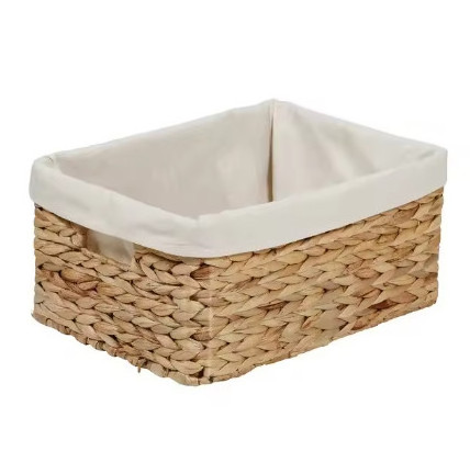 New arrival handmade with elegant design natural handmade water hyacinth bathroom accessories for bathroom 2024