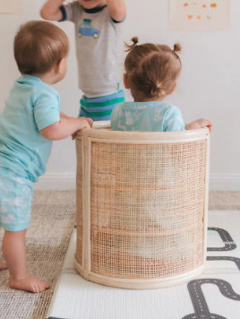 Rattan Large Laundry Basket Clothes Organizer Kids Toys Sundries Storage Baskets Laundry Hamper With Lid 2024