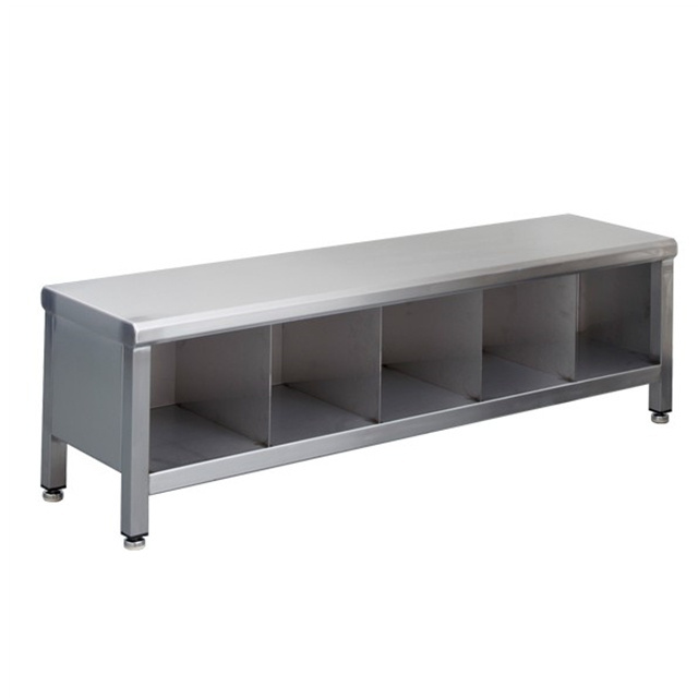 Stainless steel changing bench / cross over bench for clean room