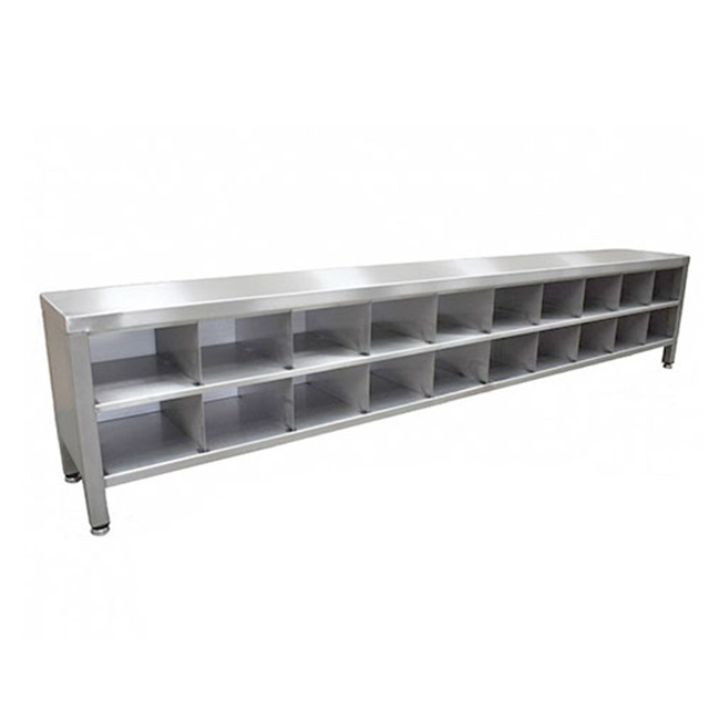 Stainless steel changing bench / cross over bench for clean room