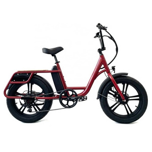 Electric City Bike Electric Tricycle 24 Inch Fat Tire Cargo Ebike 7 Speed 48V 500W/750W Tricycle Electric Bike For Adults