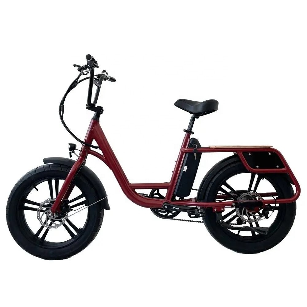 Electric City Bike Electric Tricycle 24 Inch Fat Tire Cargo Ebike 7 Speed 48V 500W/750W Tricycle Electric Bike For Adults