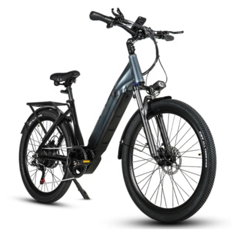 Step Thru Electric City Bike 26 Inch New Design Electric Bike City Ebike 48V 17Ah 7 Speed For Ladies