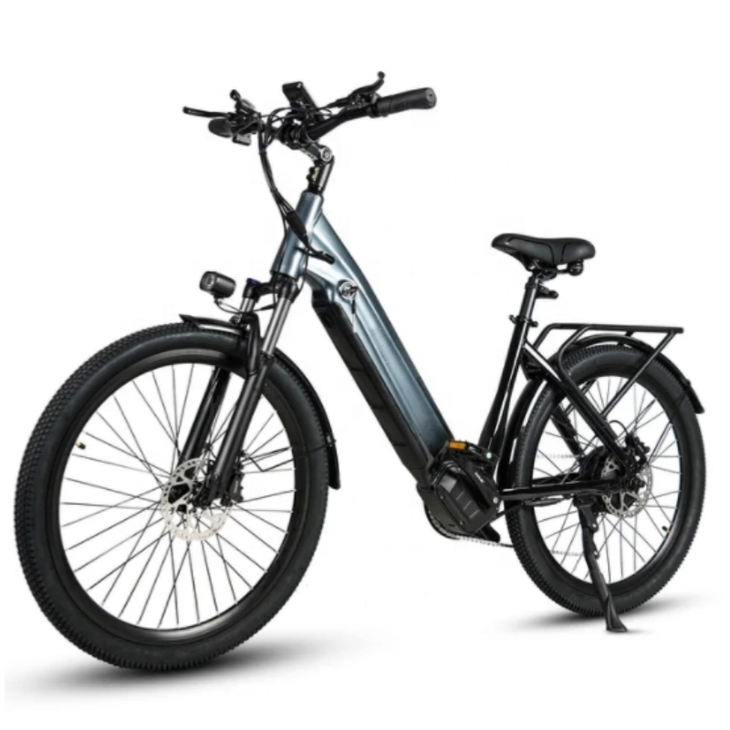 Step Thru Electric City Bike 26 Inch New Design Electric Bike City Ebike 48V 17Ah 7 Speed For Ladies