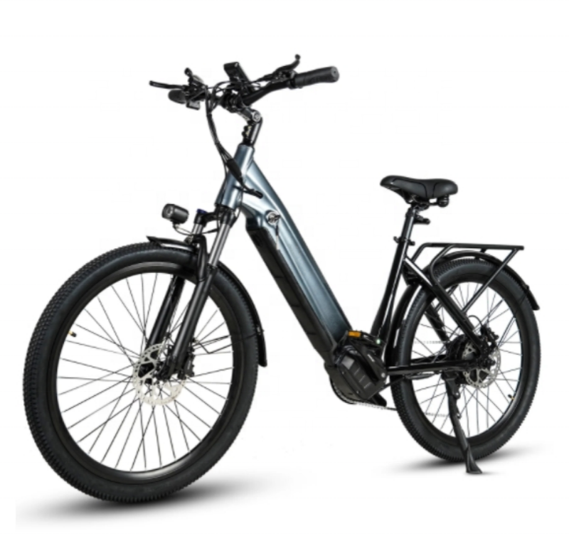 Step Thru Electric City Bike 26 Inch New Design Electric Bike City Ebike 48V 17Ah 7 Speed For Ladies