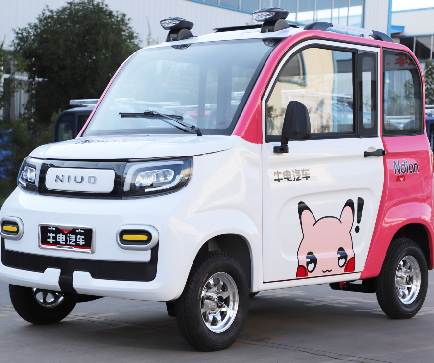 Cheap Price 2 Doors 4 Seats Small Electric Car Mini China Car with Lead Acid battery