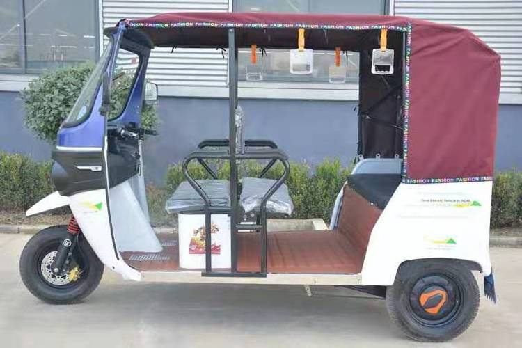 Asia heavy loading electric tricycle 800W heavy loader e rickshaw tuk tuk for sale