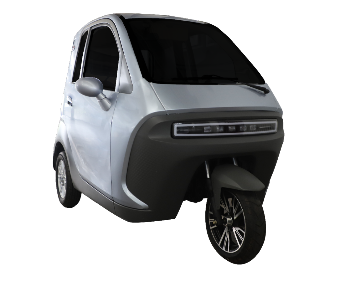 Mini 3 Wheel Passenger Covered Closed Auto Enclosed Trike Van Electric Tricycle Cabin Scooter