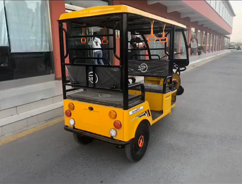 6 adult passenger with passenger seat philippine bajaj style tuk tuk three wheel 1000w electric taxi tricycle with roof