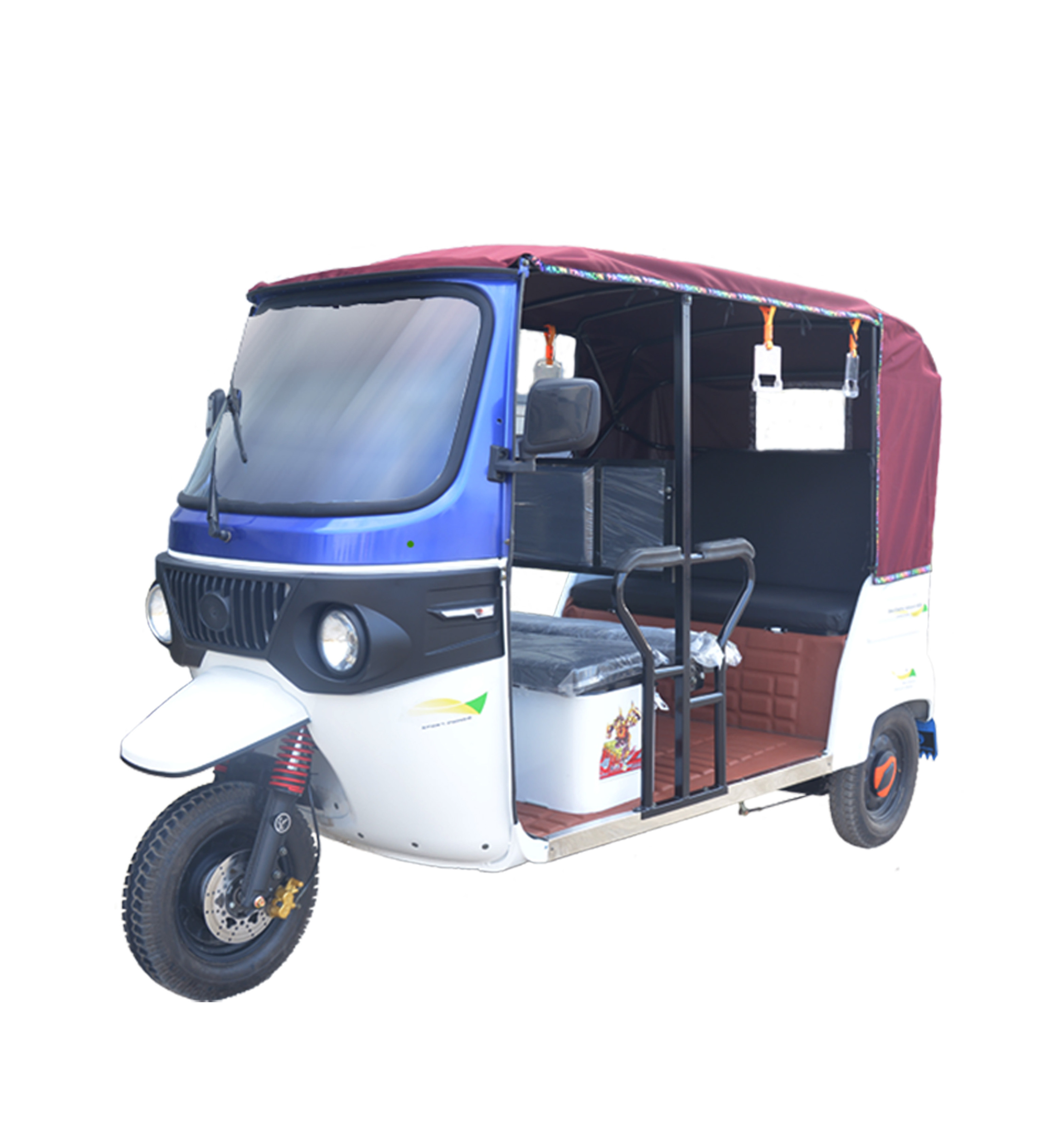 3 wheel electric taxi / closed cabin passenger tricycles bajaj auto taxi tricycle