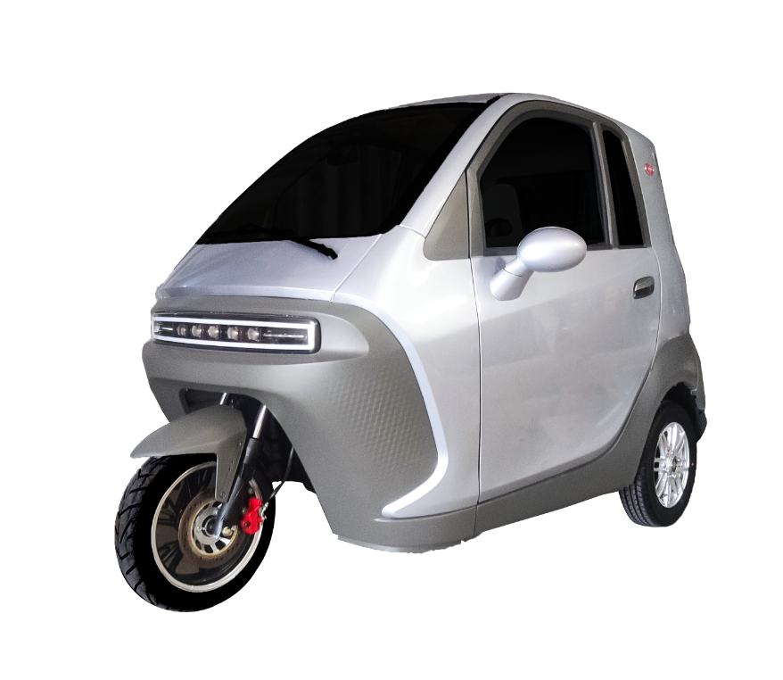 Mini 3 Wheel Passenger Covered Closed Auto Enclosed Trike Van Electric Tricycle Cabin Scooter