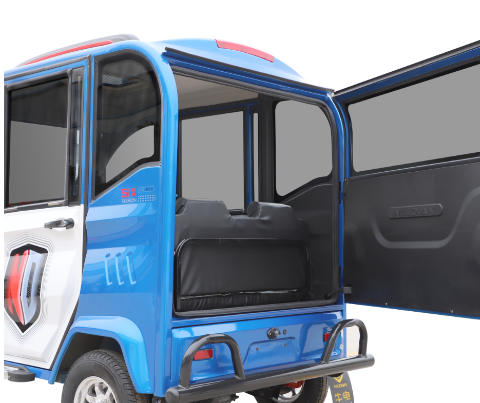 48/60V 800W Electric Vehicles Top Quality Solar Three Wheel Electric Tricycle Passenger