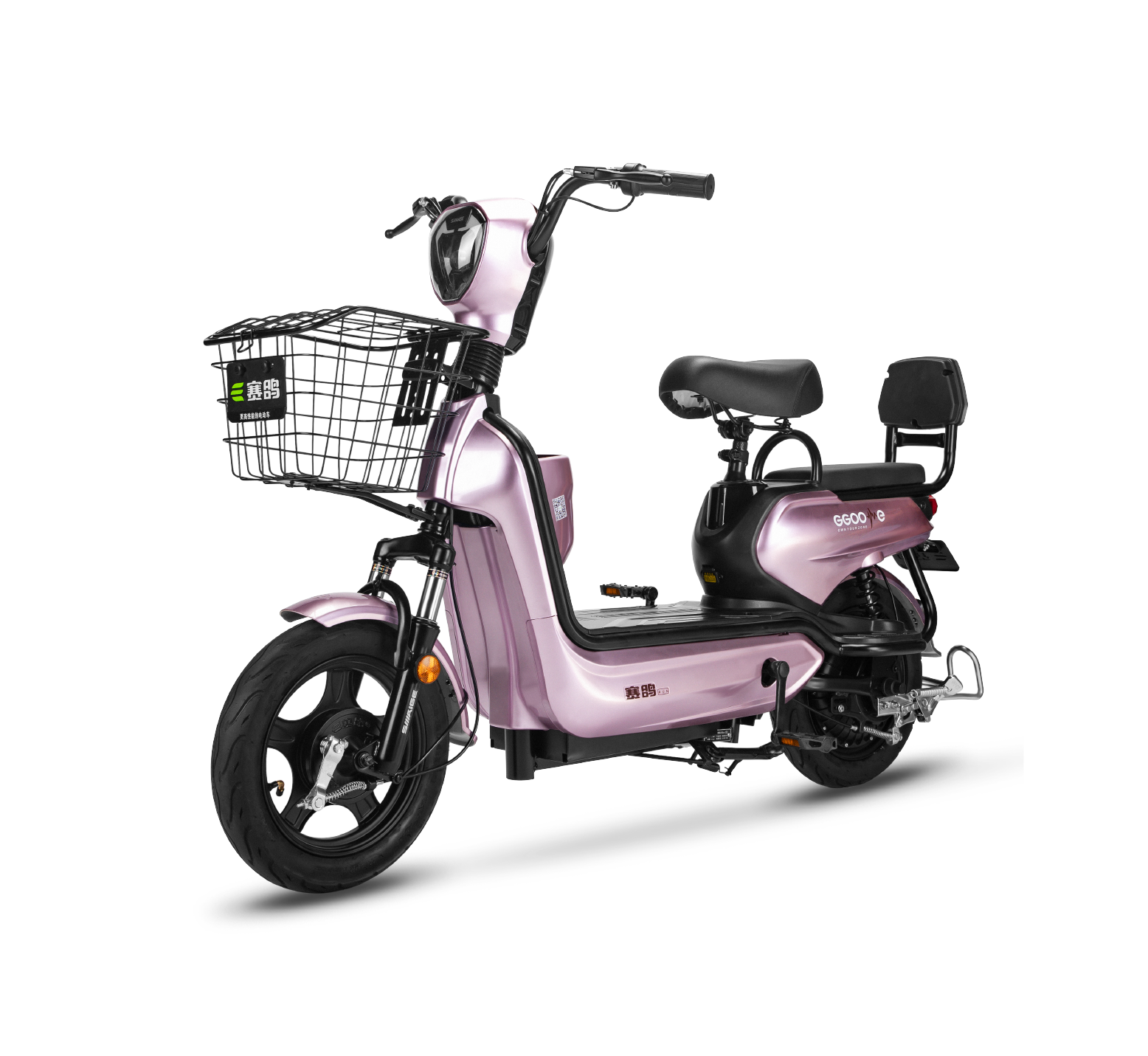 China Wuxi city 48v 350w electric scooter ire battery powered motorbike with pedals