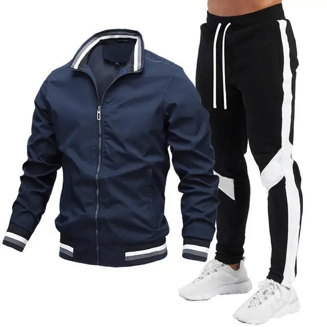 Custom made Plain Fleece Tracksuits Men Slim Fit Tracksuit for Man Summer Sportswear Customized Adults New Design Track Suit