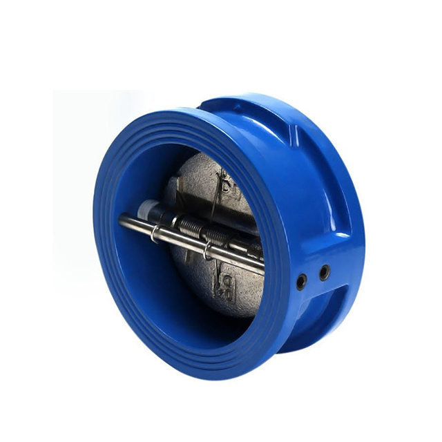 CF8M DN 200 PN16 Cast iron or cast steel Dual plate check valve non-return retention valve to prevent backflow