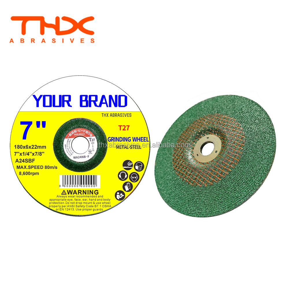 180 mm Grinding Wheel INOX Polishing Grinding Disc Grinder Cutting