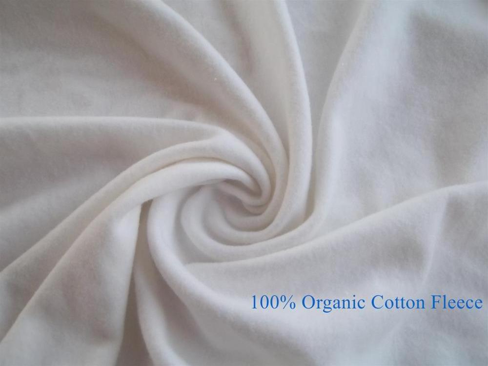 Gots Certified Organic Cotton Fleece Fabric For Hoodies Cloth Diaper Fabrics