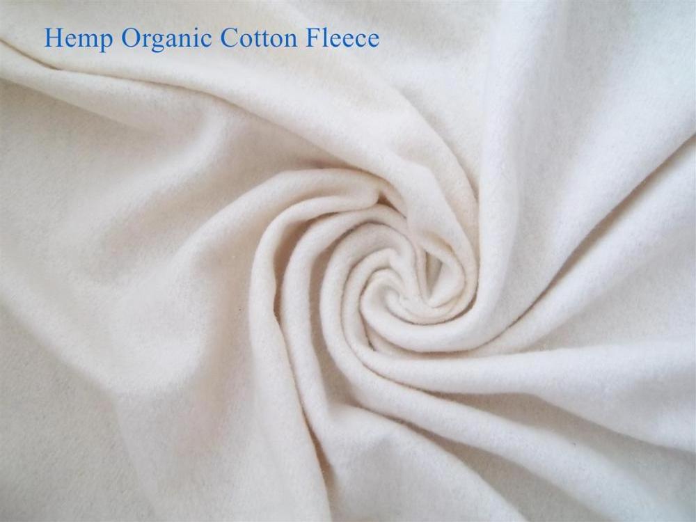 Gots Certified Organic Cotton Fleece Fabric For Hoodies Cloth Diaper Fabrics