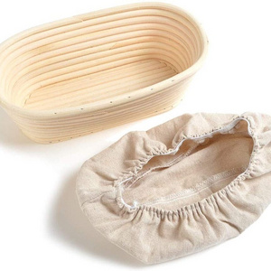 Baguette Banneton Baguette Bannetons Bread Proofing Basket and Linen Extra Long shape proof basket